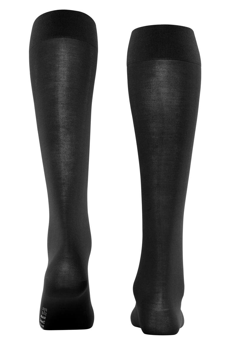 Cotton Touch Knee High Socks, Alternate, color, BLACK