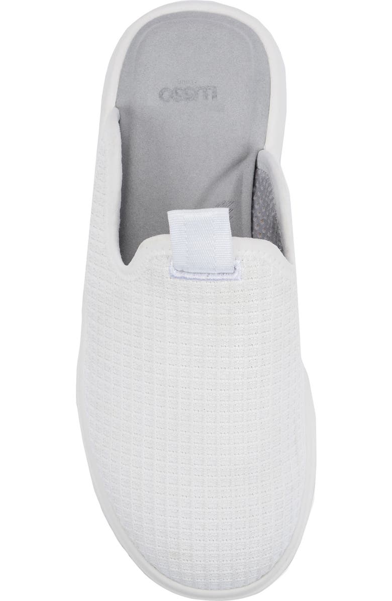 LUSSO CLOUD Pelli Waffle Knit Slipper, Alternate, color, Bright White / Lily