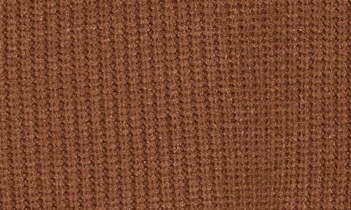 T Tahari Rib Crewneck Sweater In Brown