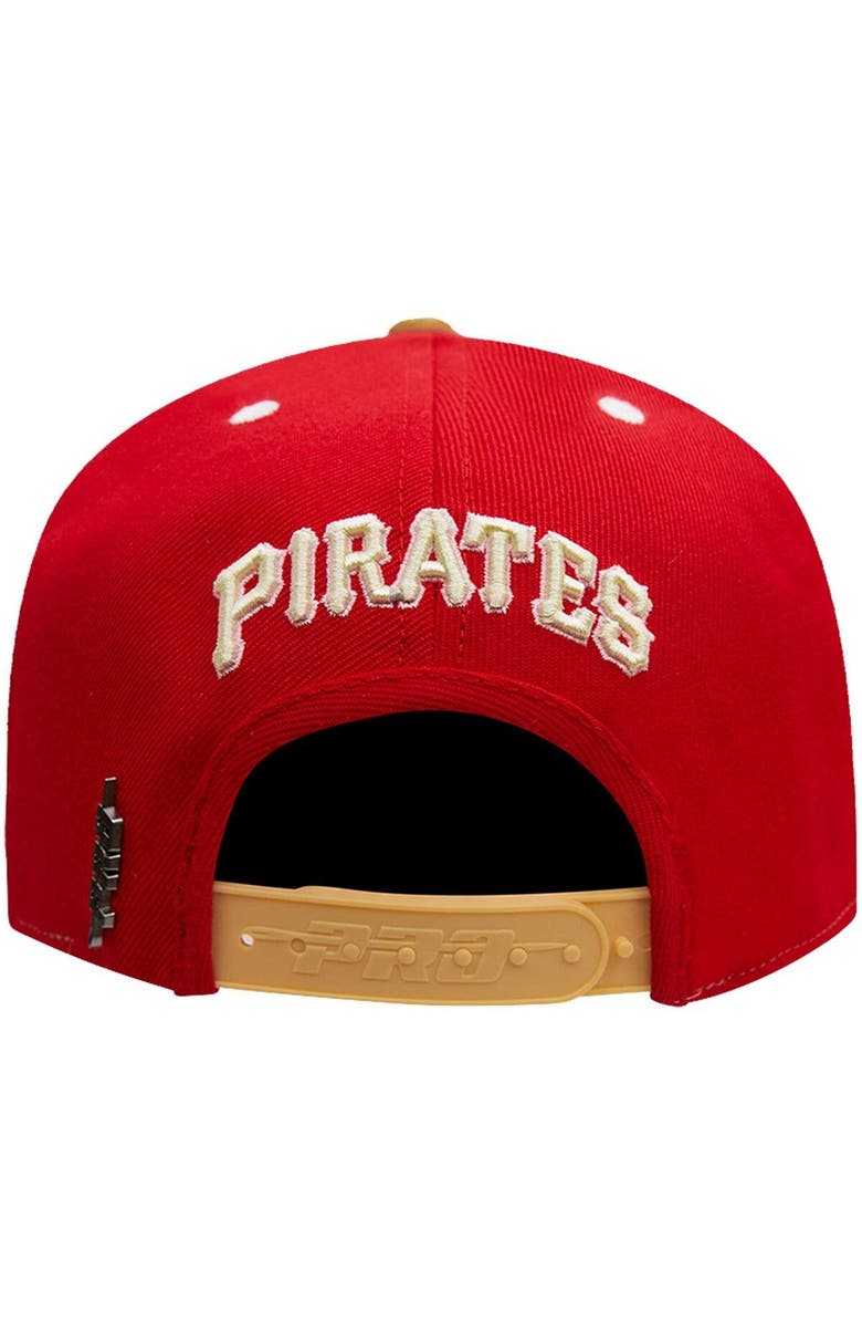 PRO STANDARD Men's Pro Standard  White/Red Pittsburgh Pirates Strawberry Ice Cream Drip Snapback Hat, Alternate, color, White