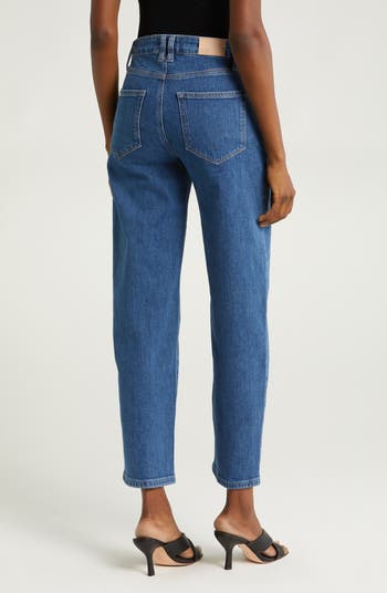 Alexis High Waist Tapered Cargo Jeans