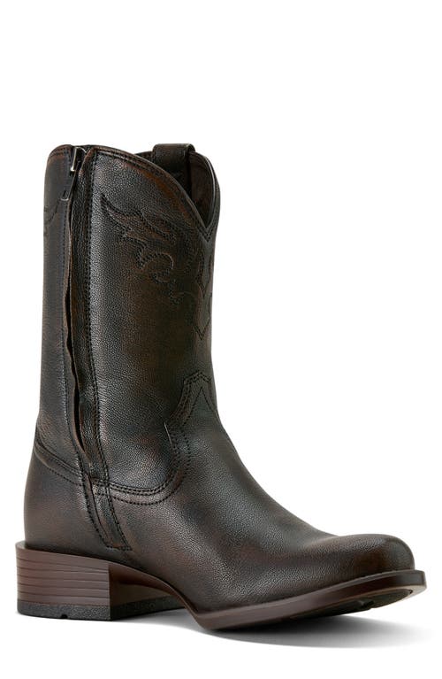 Ariat Sonoro Roper Toe Western Boot In Brown