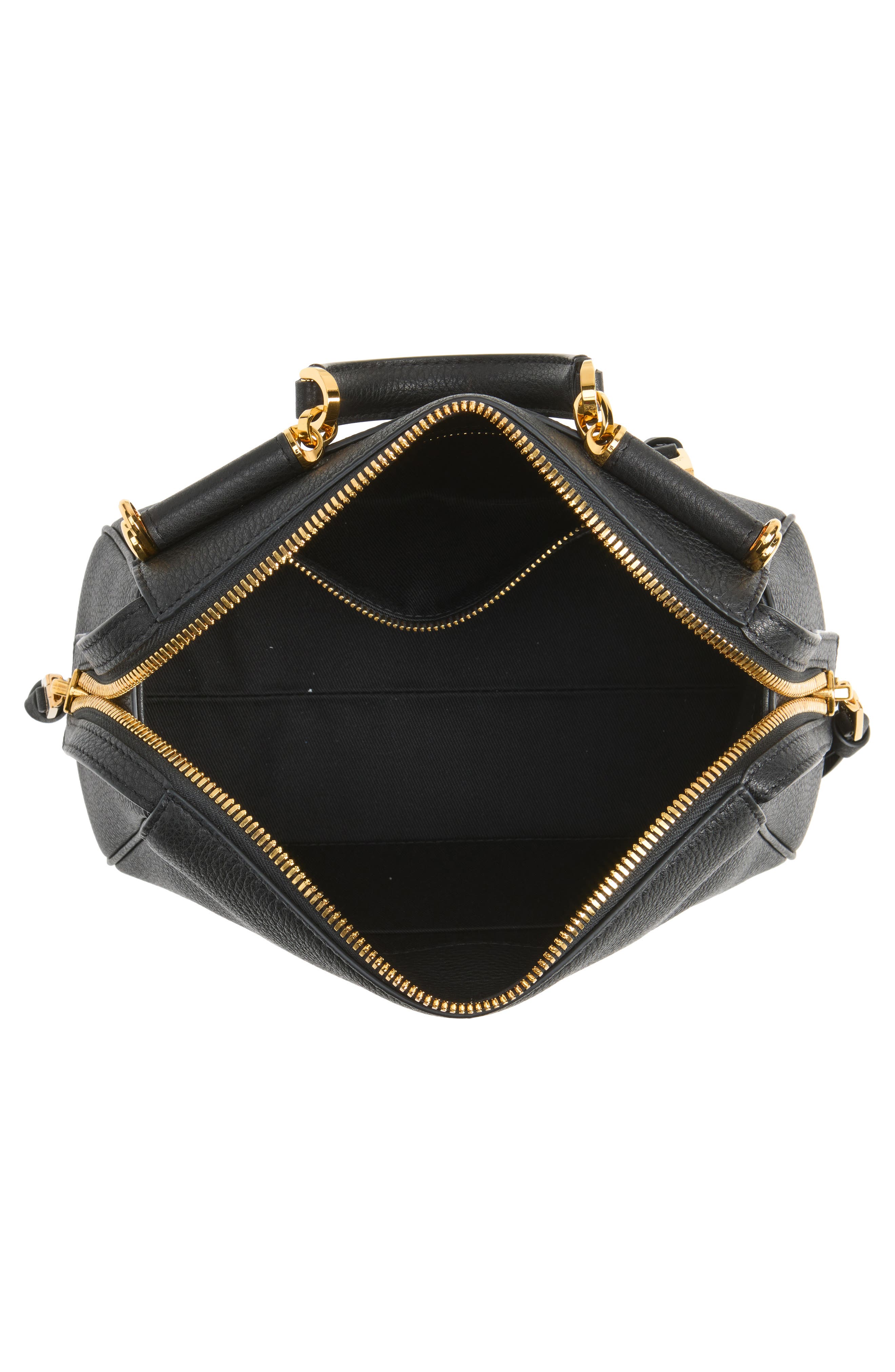 Vittoria Leather Top Handle Bag, Alternate, color, 80999 NERO