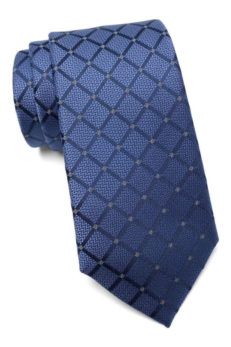 Vincente Grid Tie, Main, color, NAVY