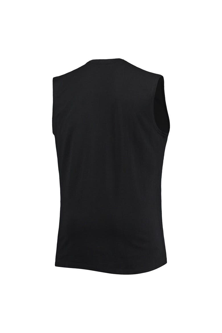 Men's Black Cincinnati Bengals Big & Tall Muscle Tank Top, Alternate, color, Black