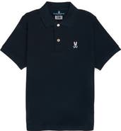 Psycho Bunny Kids' Classic Pima Cotton Piqué Polo