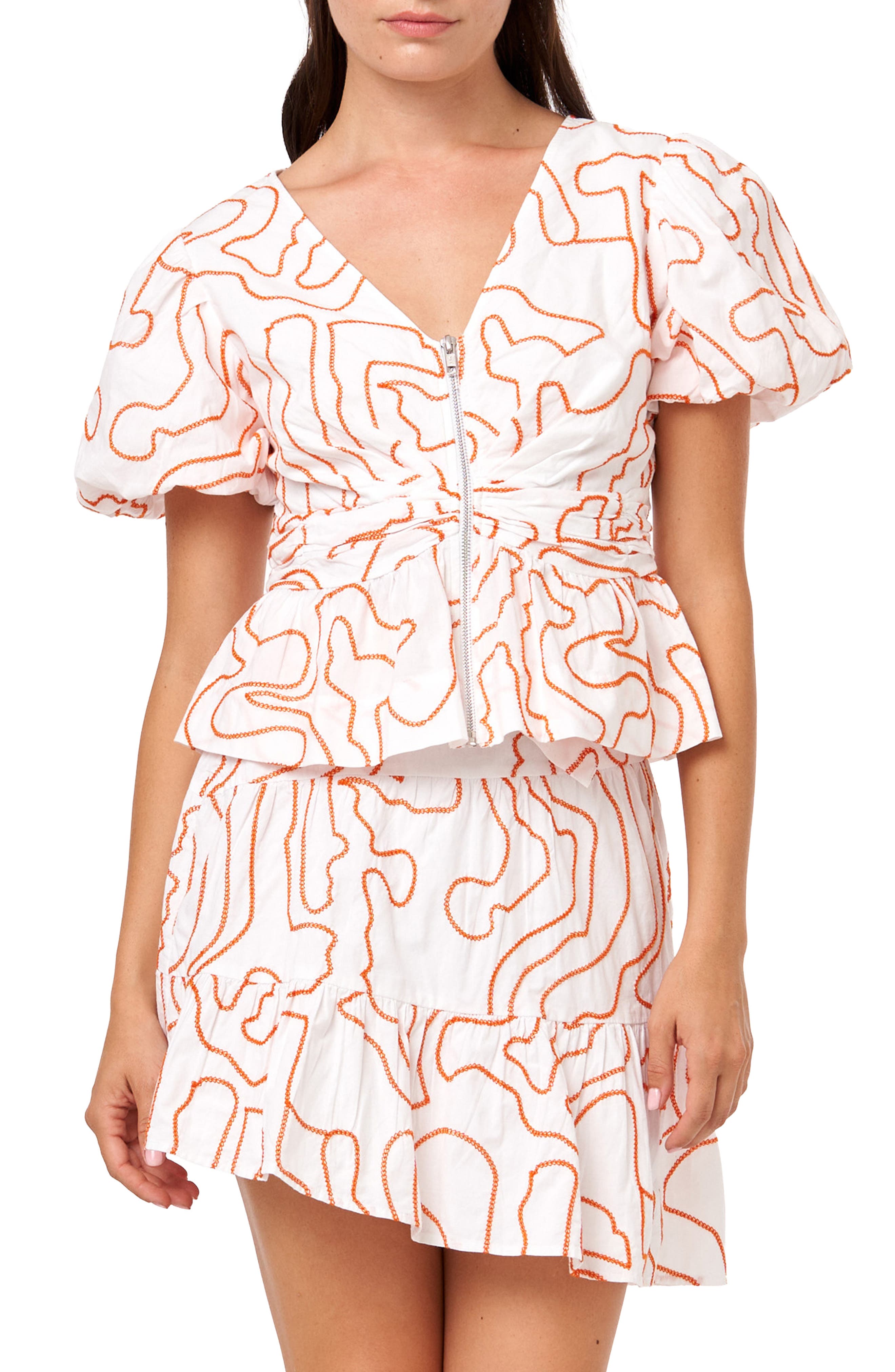 CIEBON Wilma Peplum Hem Top