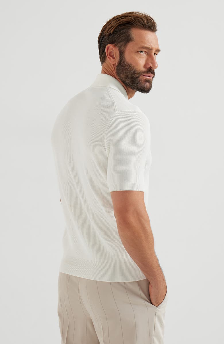 Brunello Cucinelli English Rib knit sweater, Alternate, color, Panama