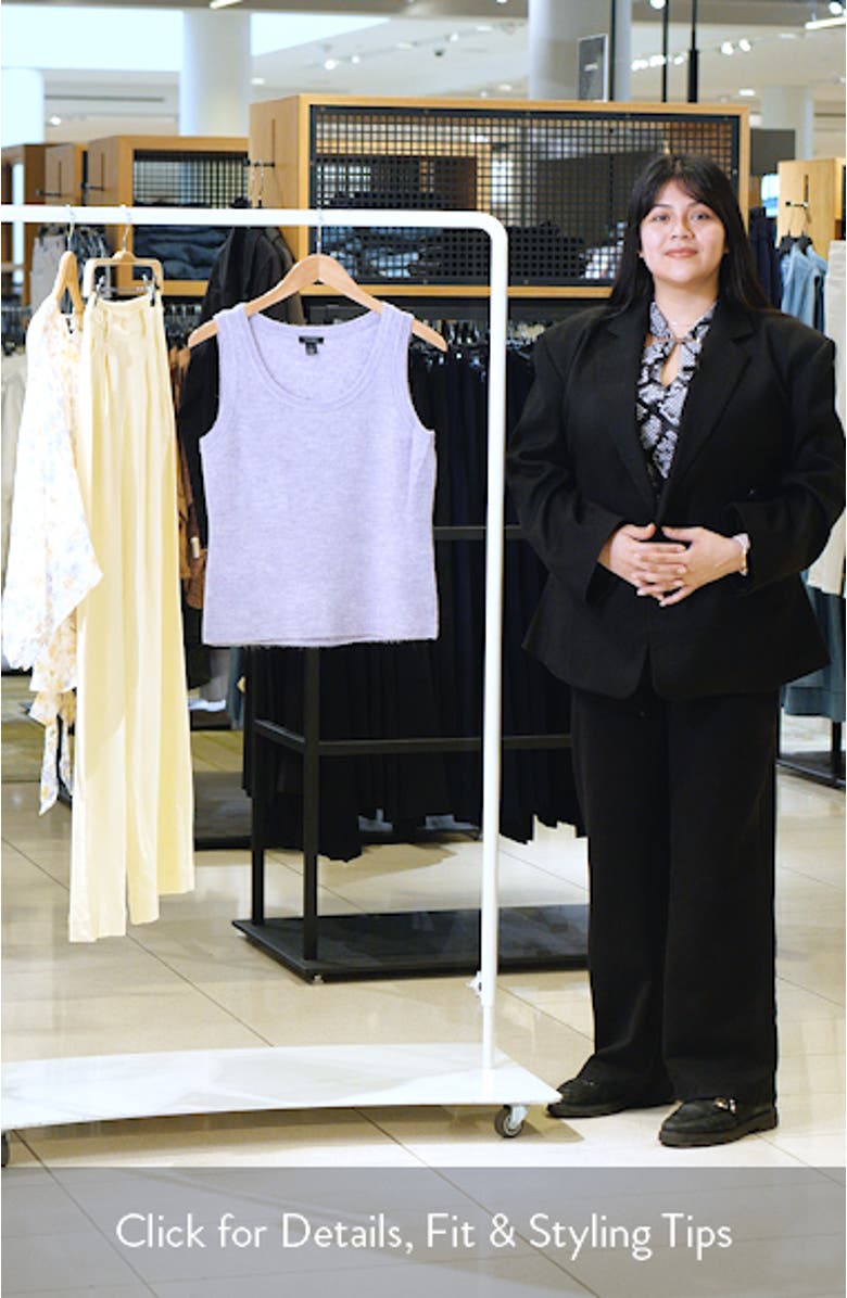 Scoop Neck Sleeveless Sweater, sales video thumbnail