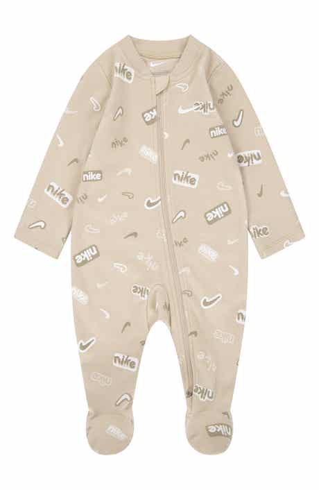 Nike Logo Print Zip Footie
