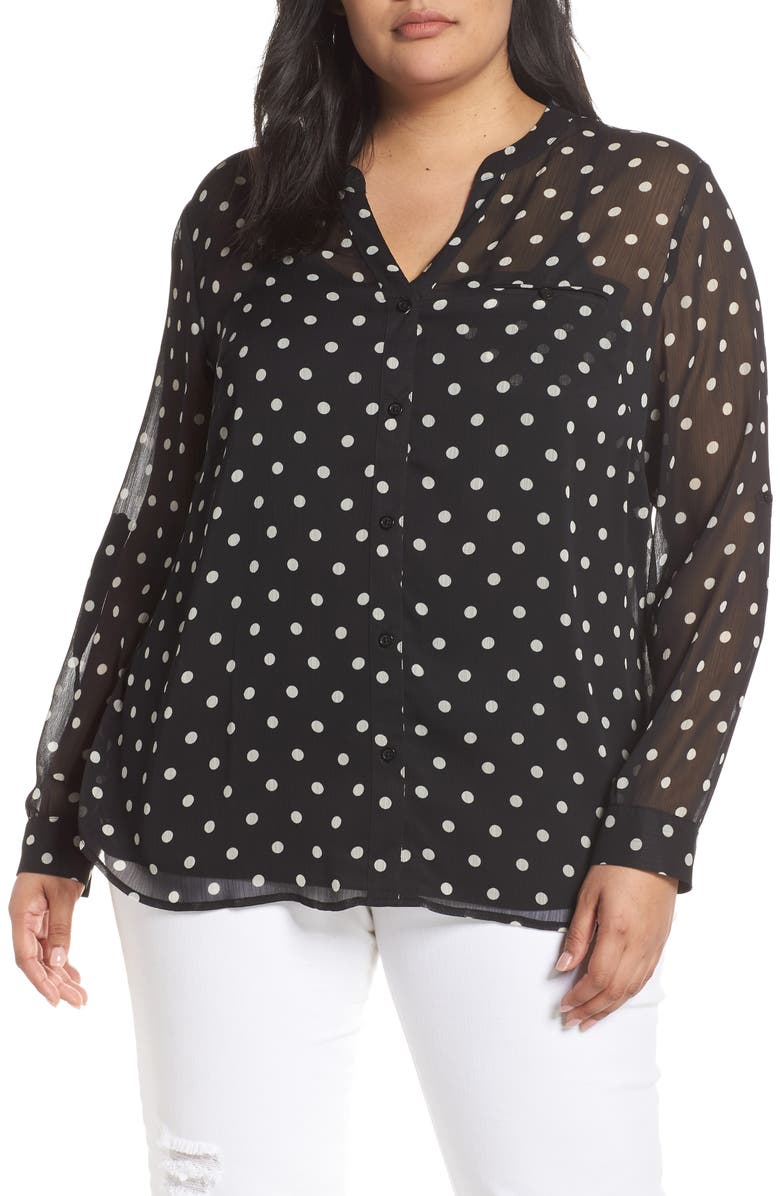 KUT from the Kloth Jasmine Roll Sleeve Top, Main, color, 