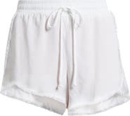 Cloth & Stone Fray Hem Drawstring Shorts
