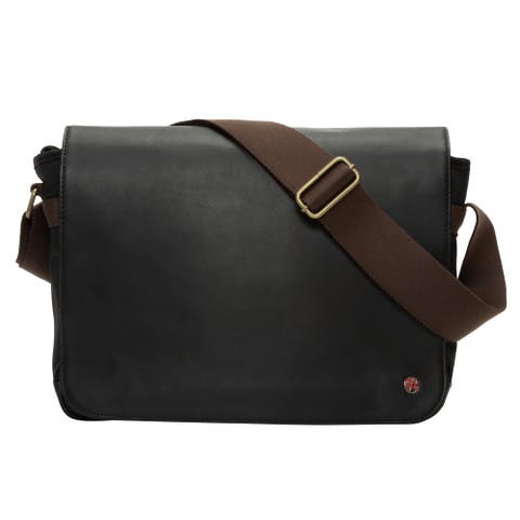 Waxed Nylon Sheridan Messenger Bag (LG)