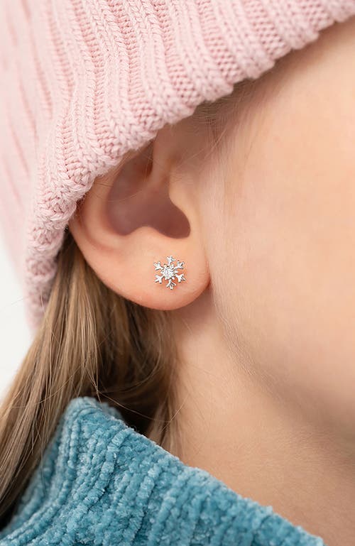 IN SEASON JEWELRY IN SEASON JEWELRY ICY SNOWFLAKE EARRINGS 