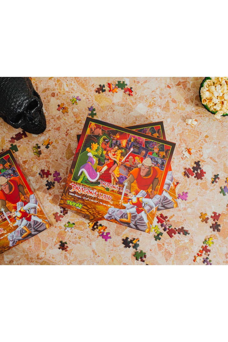 Dragon's Lair Collage 1000-Piece Jigsaw Puzzle | Toynk Exclusive, Alternate, color, Multi-Color