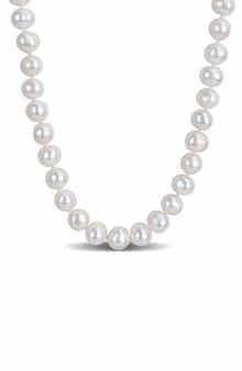 DELMAR 8-9mm Cultured Freshwater Pearl Necklace