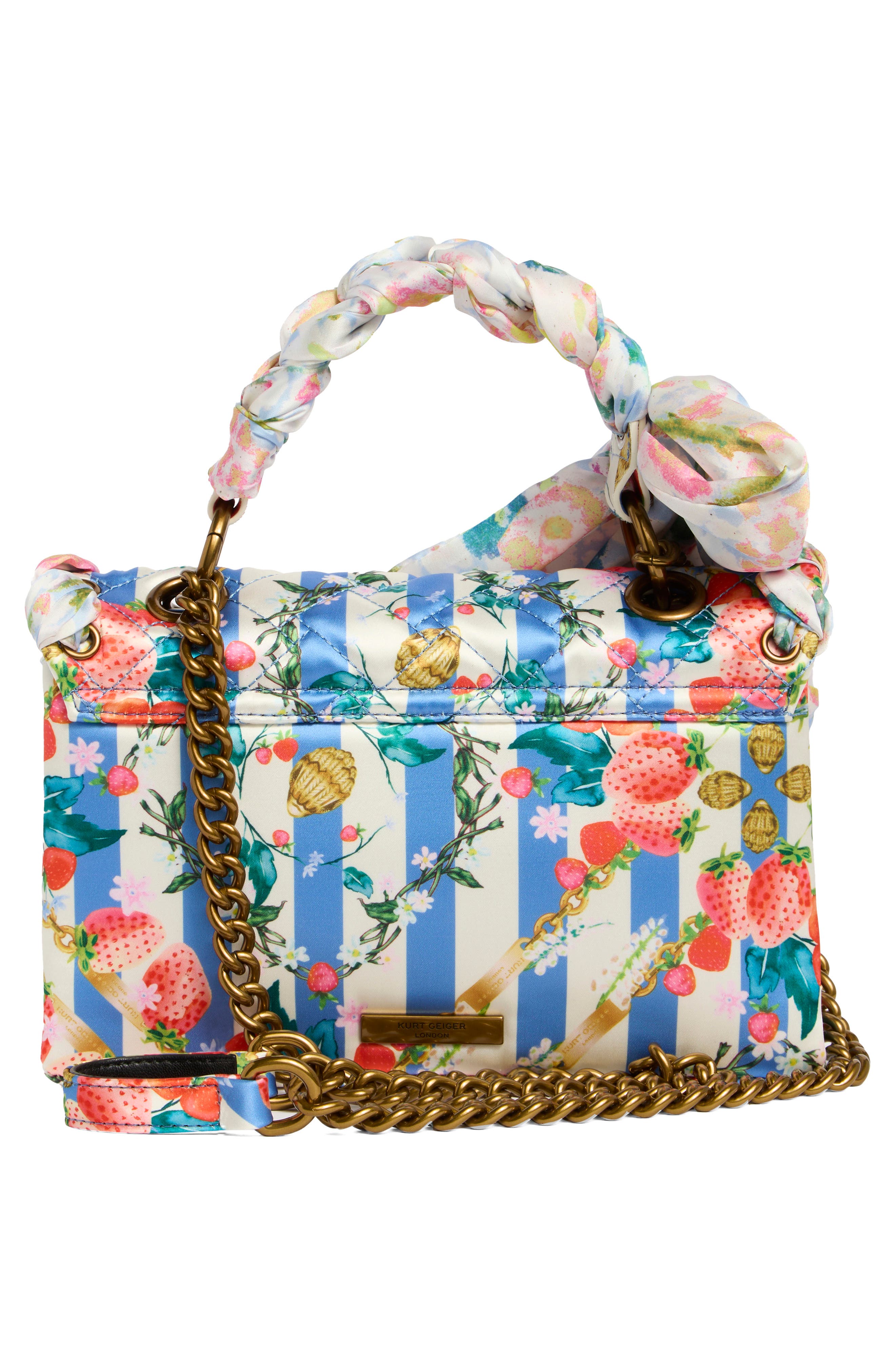 Kurt Geiger London Kensington Top Handle Bag, Alternate, color, White Multi