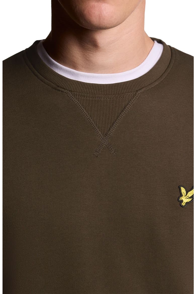 Crew Neck Sweater, Alternate, color, Olive