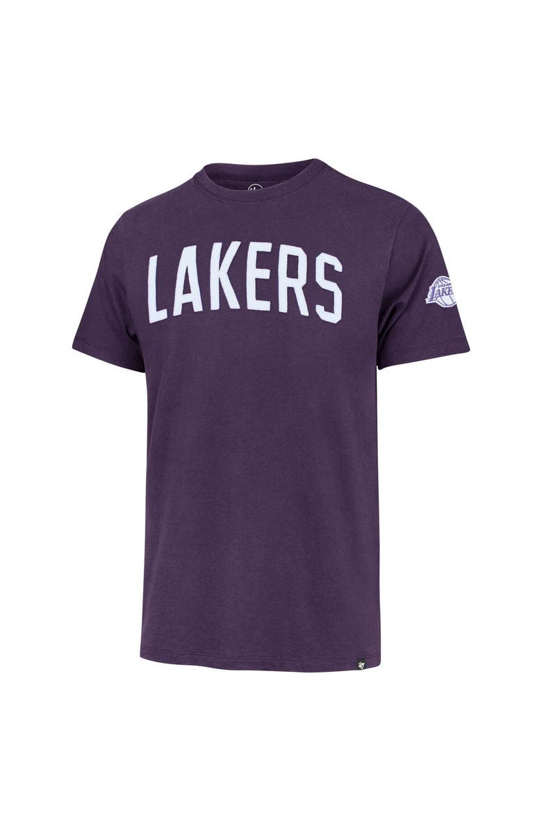 '47 Men's '47 Purple Los Angeles Lakers Franklin Fieldhouse T-Shirt, Alternate, color,