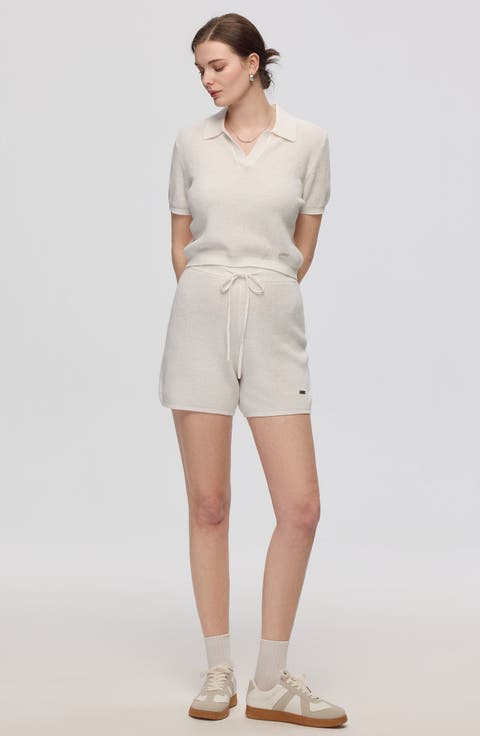 Noa Open Knit Shorts