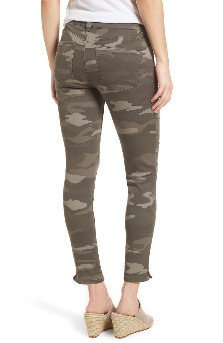 Wit & Wisdom Ab-Solution Camo Ankle Skimmer Pants, Alternate, color,