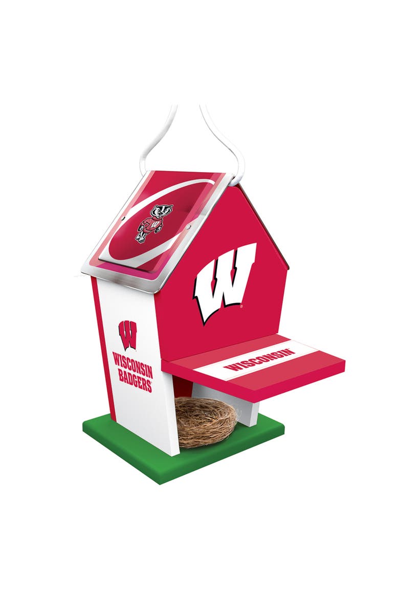 Wisconsin Badgers Birdhouse, Alternate, color, Multicolor