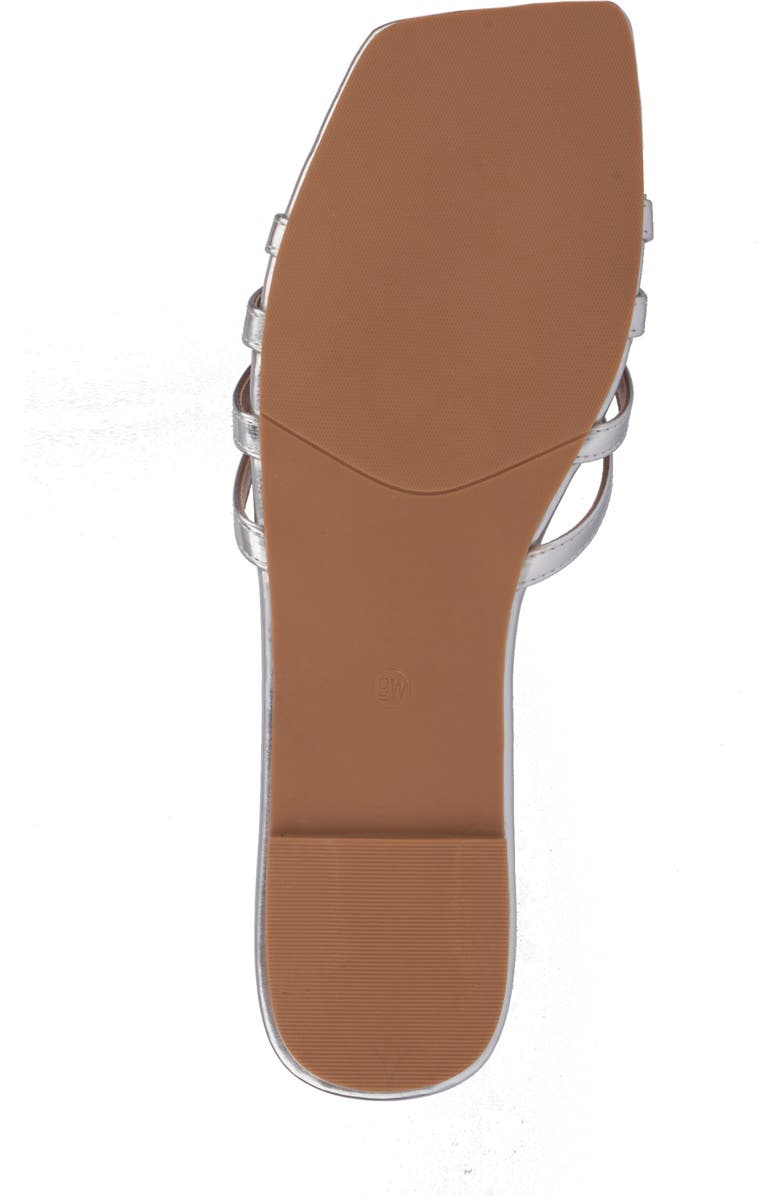 Fashion to Figure Shayla Slide Sandal - Wide Width, Alternate, color, Silver