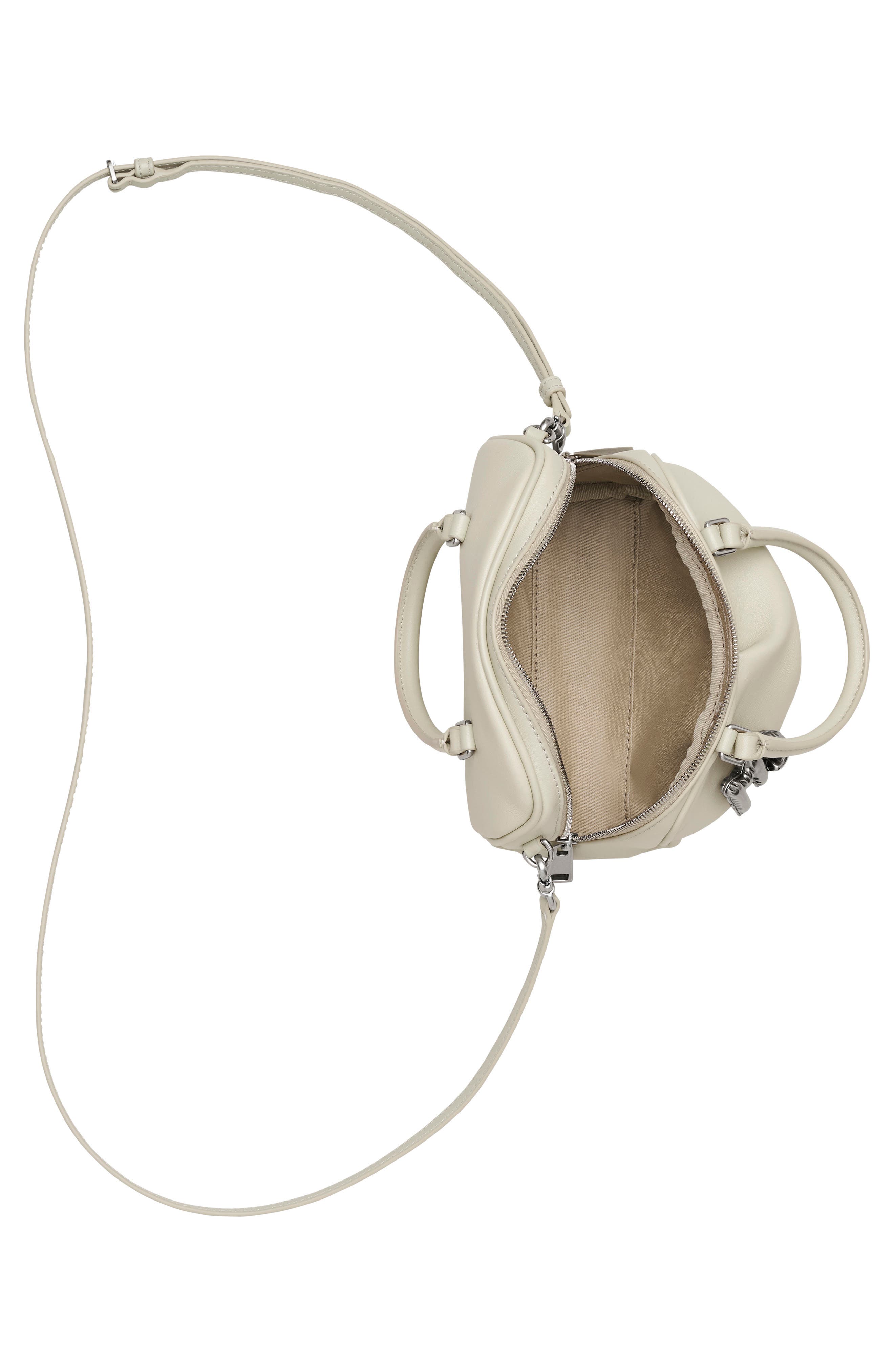 The Wave Micro Crossbody Bag, Alternate, color, BONE