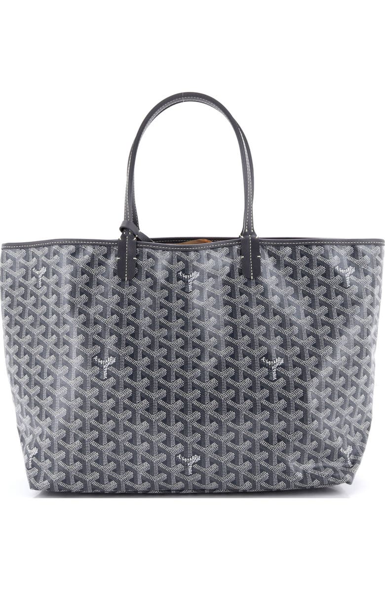 Pre-Owned Goyard Saint Louis Tote Coated Canvas PM, Alternate, color, Gray