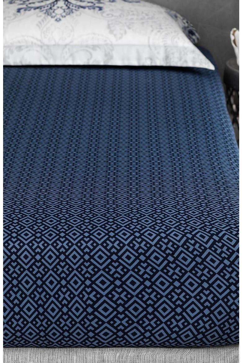 Flevoland Fitted Sheet, Alternate, color, Blue