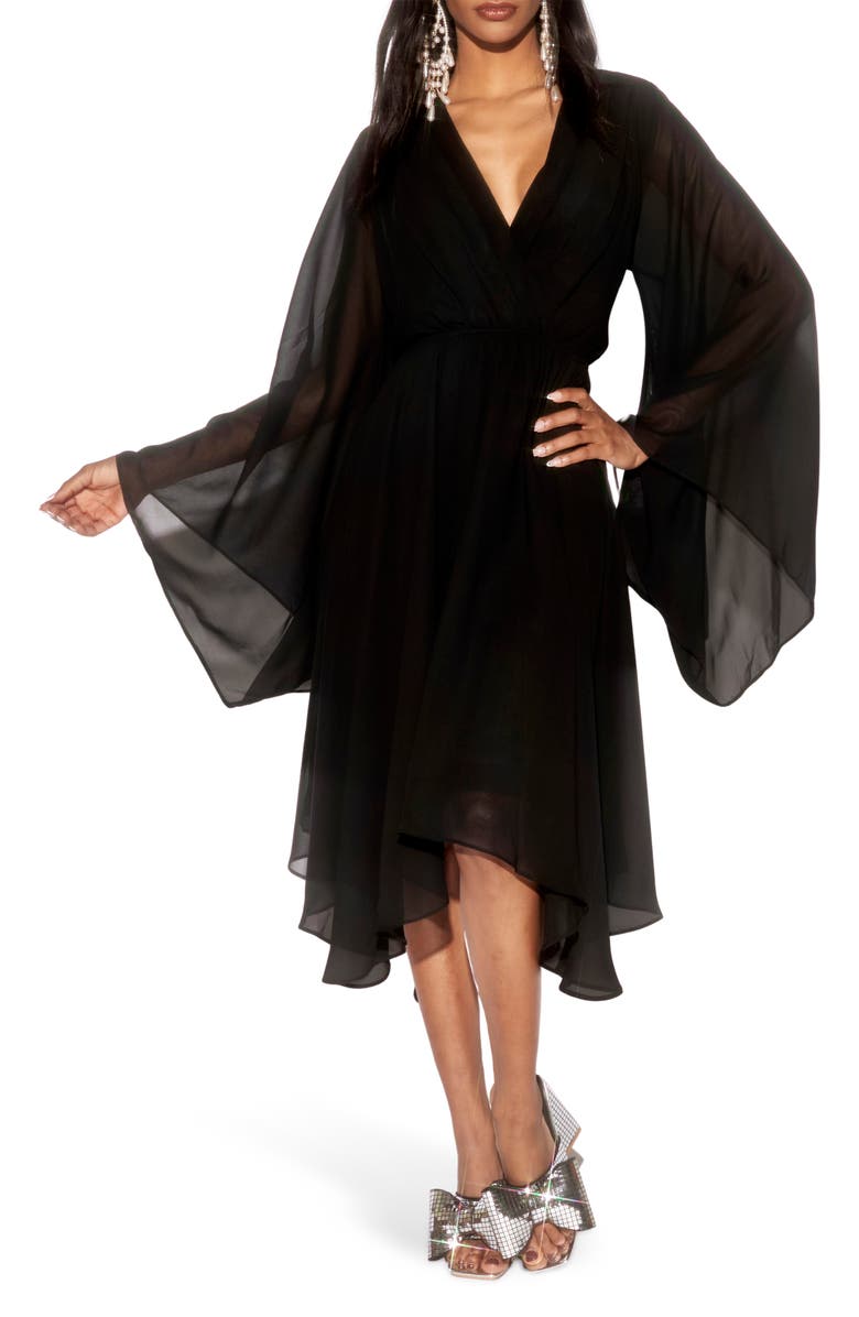 MEGHAN LA Sunset Long Sleeve Dress, Main, color,