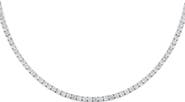 Hollywood Sensation Elegant Cubic Zirconia Choker Tennis Necklace