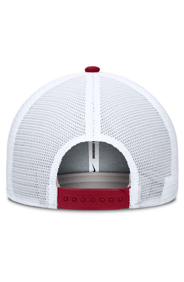 Nike Men's Nike Crimson/White Alabama Crimson Tide Rise Primetime Performance Trucker Adjustable Hat, Alternate, color, 