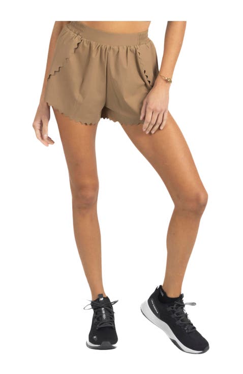 Chloe Romantic Scalloped Detailing Shorts