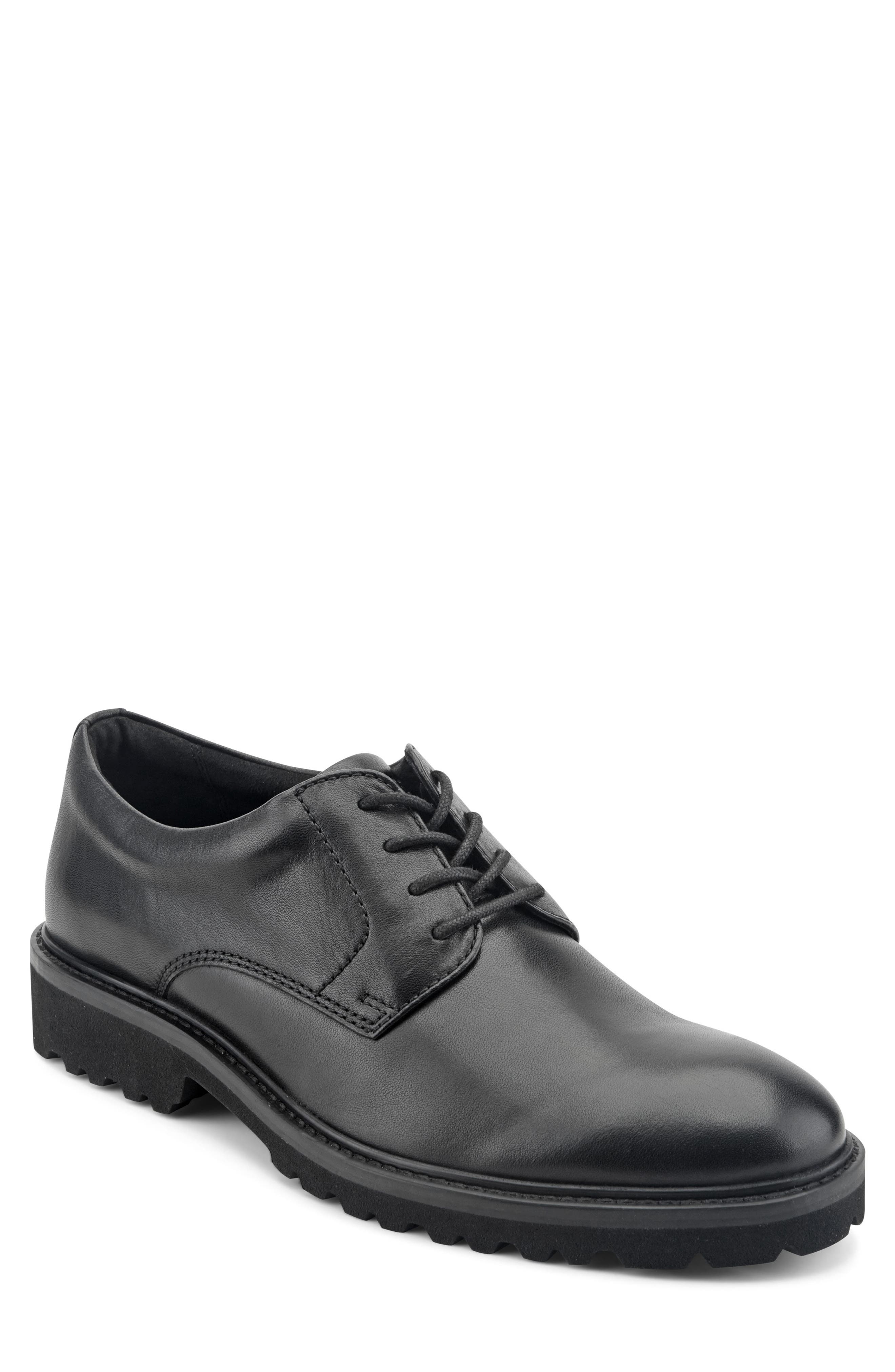 Max Leather Plain Toe Derby