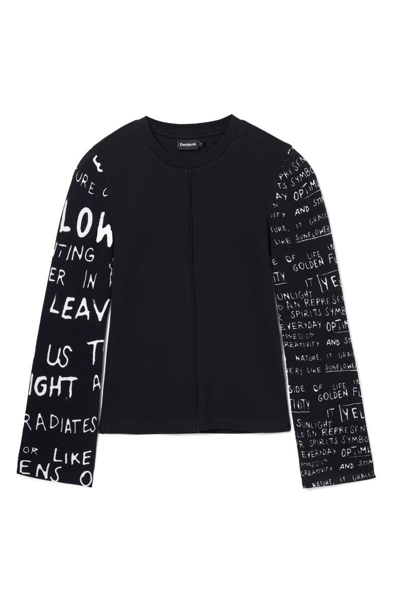 Desigual Rebe Long Sleeve T-Shirt, Alternate, color, 