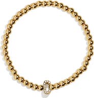 BaubleBar Pisa Pavé Initial Bracelet