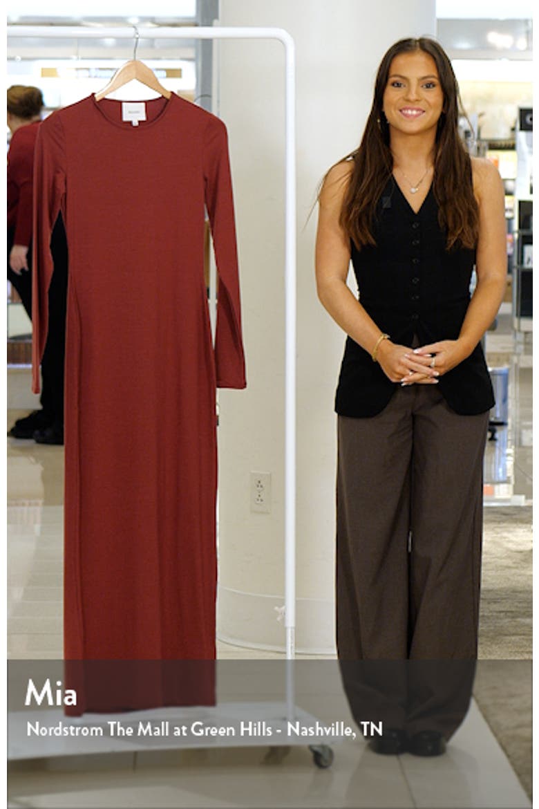 Tommie Long Sleeve Stretch Dress video