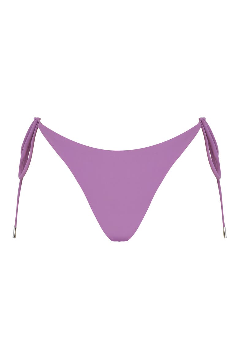 Isla Grande Tie Side Bikini Bottoms, Alternate, color, LILAC