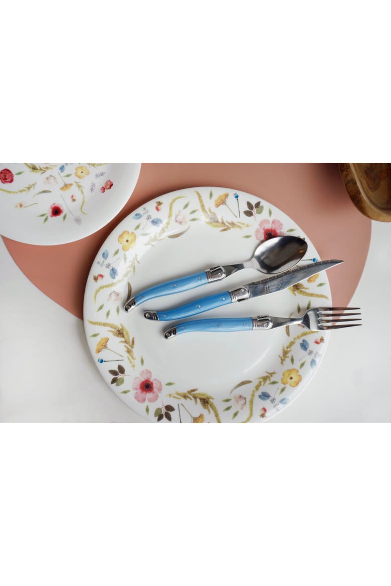 Scandinavian Floral Dinner Plate, Alternate, color, Multi