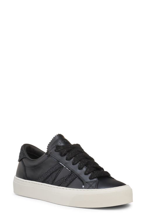 Moncler Monaco 2 Low Top Sneaker In Black