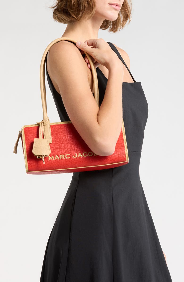 Marc Jacobs Leather Satchel, Alternate, color, Sunset Multi