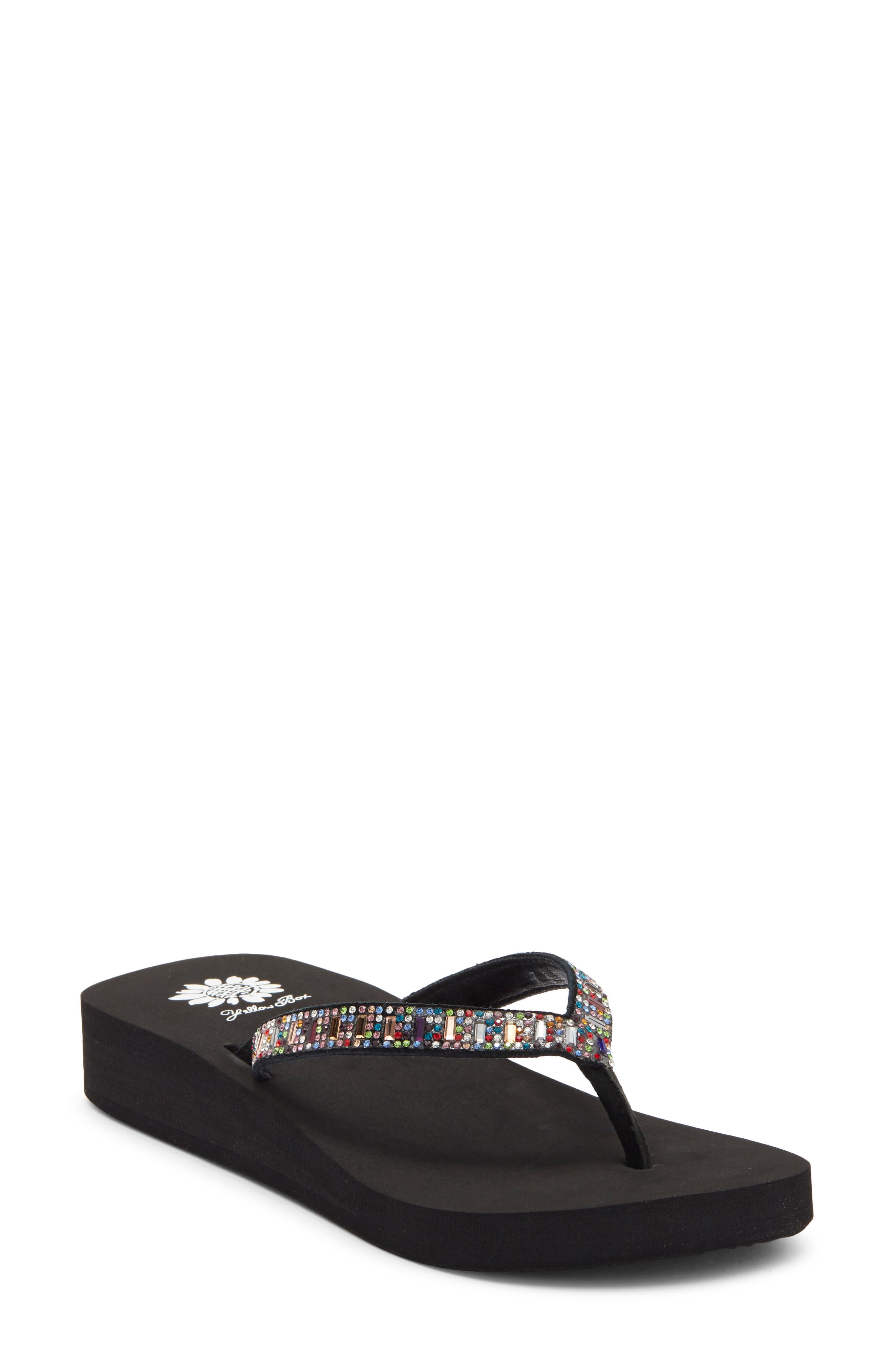 Yellow Box Premium Zemily Embellished Flip Flop