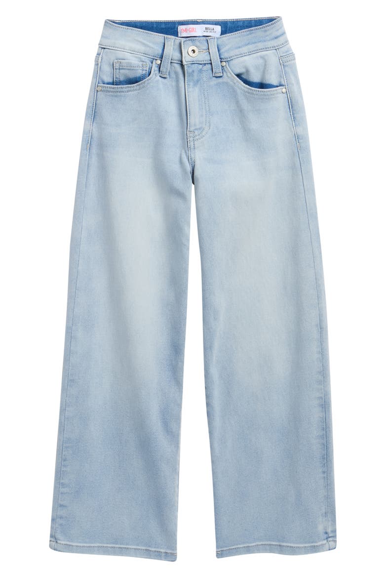 Kids' Bella Wide Leg Jeans, Main, color, LIGHT BLUE POTASSIUM