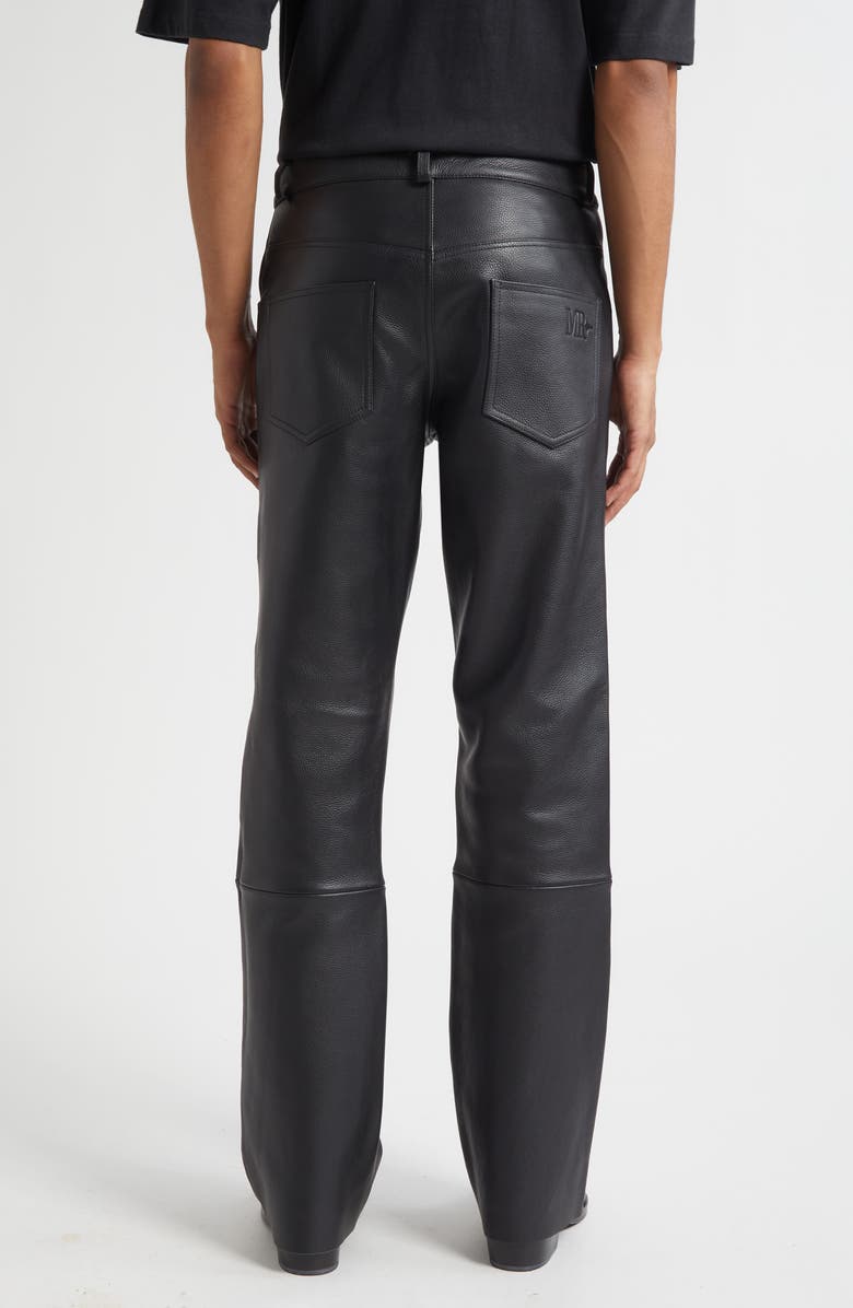 MIDNIGHT RODEO Mr Leather Flare Leg Pants, Alternate, color, Black