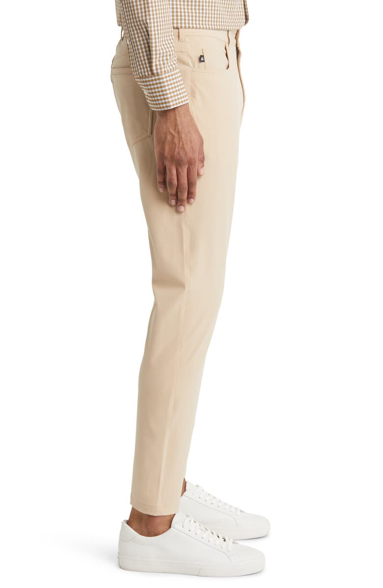 Mizzen+Main Helmsman Performance Slim Tapered Leg Pants, Alternate, color, Hummus Solid
