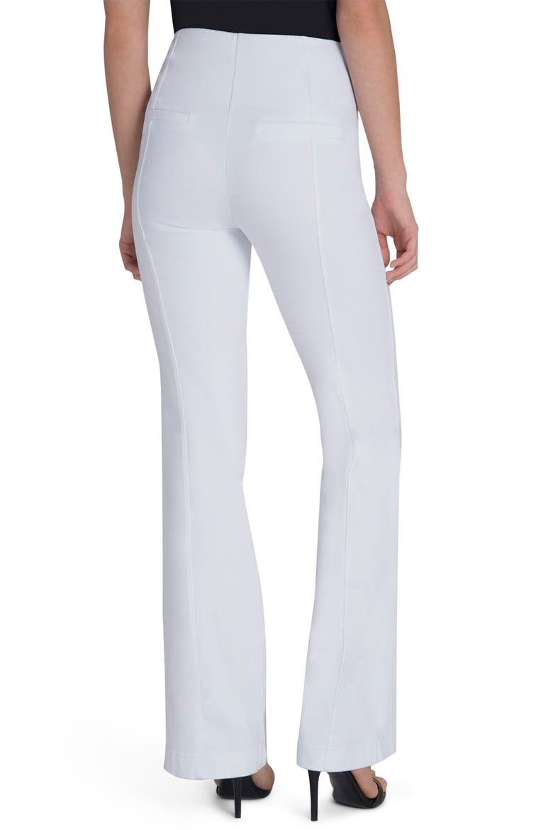 'Lyssentials Wide Leg Denim Trousers, Alternate, color, WHITE