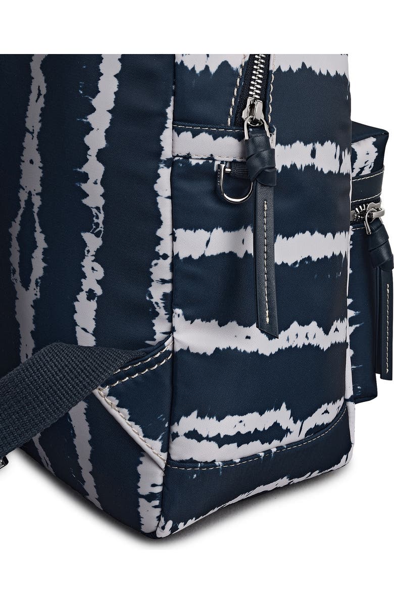 Radley Halley Row - Tie Dye Stripe Medium Ziptop Backpack, Alternate, color, Naval