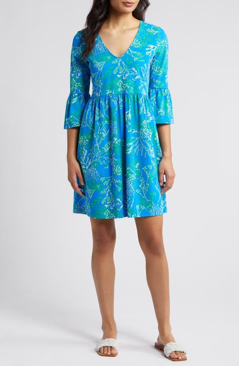 Jannie V-Neck A-Line Dress