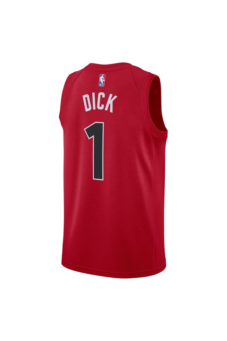 Unisex Nike Gradey Dick Red Toronto Raptors Swingman Player Jersey - Icon Edition, Alternate, color, Red